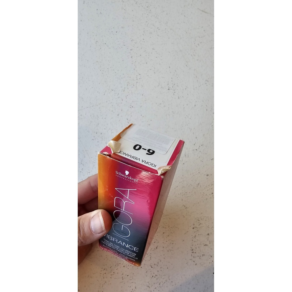 Schwarzkopf Igora 6-0 Dark Blonde Hair Vibrance Tone on Tone Coloration 2.02 oz - Picture 2 of 5